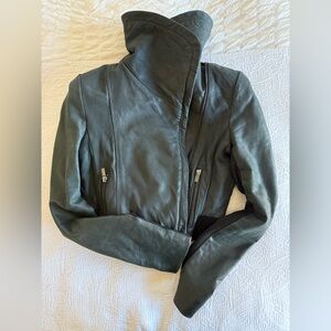 BCBG leather jacket